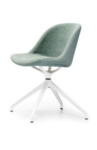 Chaise pivotante 4 pieds en acier - Sonny S X - Design Midj