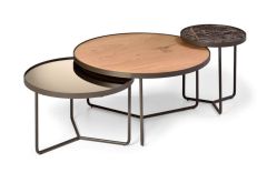 Table basse ronde Rio - Ø 41 cm à 81 cm - Hauteur 43 cm - Design by Tagged