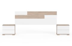 Tête de lit avec tables de chevet GRENADA - Largeur 270 cm - SDZ CREATION